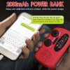Otium Solar Emergency Hand Crank Weather Radio, Portable Self Powered NOAA AM/FM Radios with SOS Alarm LED Flashlight 2000mAh Smart Phone USB Charger for Camping Otium Solar Emergency Hand Crank Weather Radio, Portable Self Powered NOAA AM/FM Radios with SOS Alarm LED Flashlight 2000mAh Smart Phone USB Charger for Camping