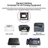 DTECH Printer to Computer USB Scanner Cable High Speed A Male to B Male Cord Compatible with HP, Canon, Dell, Epson, Lexmark, Xerox, Samsung