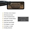 DTECH USB to RS232, Universal Serial Adapter Wire with Chipset, USB 2.0 to Male DB9 Debugging Cable for Windows 11,10, 8, 7, Vista, XP, Engraving Machine, Linux and Mac OS, USB Extension Cables