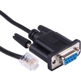 DTECH DB9 to RJ11 RJ12 6P6C LAN Network Serial Console Cable for  Drive