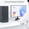 DTECH VGA to VGA Cable 6 Feet, Computer VGA Monitor Cable 1080P Full HD Male to Male Cord HD15, VGA Engineering Brade Cord for Computer PC Monitor Laptop TV Projector