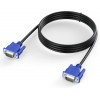 DTECH VGA to VGA Cable 6 Feet, Computer VGA Monitor Cable 1080P Full HD Male to Male Cord HD15, VGA Engineering Brade Cord for Computer PC Monitor Laptop TV Projector