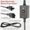 DTECH with Male and Female Connectors, 3 Prong 3-Wire 6FT Extension Cord, 125 V 15 A Leakage Protector, Indoor/Outdoor Use, Protector for Computer, Water Heater, Air Conditioner, Washing Machine