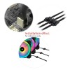 DTECH  3 Way 4 Pin PWM Fan Splitter Cable, 12 inch PC Fan Extension Cable 1 to 3 Fan Splitter Converter [Sleeved Braided] for Computer