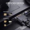 DTECH DVI Cable 6 Feet, DVI-D 24+1 Cord Male to Male Digital Video Monitor Cable for Computer, HDTV, Gaming, Monitor, Projector