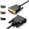 DTECH DVI Cable 6 Feet, DVI-D 24+1 Cord Male to Male Digital Video Monitor Cable for Computer, HDTV, Gaming, Monitor, Projector