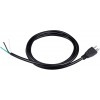 DTECH 6ft 16 Gauge 3 Prong Heavy Duty Replacement Power Supply Cord Cable 110V 115V 120V Pigtail for Universal AC Appliance, NEMA 5-15 Plug US SJT 16AWG (12A)
