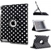 360 rotating 9.7" Colorful Patent PU leather case for Apple Ipad2  Orange