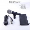 PESKI Handheld Mic, Cardioid Vocal Dynamic Microphone with 13ft Cable and ON/Off Switch, Plug-in Microphone for Karaoke Singing Machine, AMP, and Speaker 