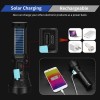 Otium Solar/Rechargeable Multi Function 1000 Lumens LED Flashlight, with Emergency Strobe Light and 1200 Mah Battery, Emergency Power Supply and USB Charging Cable, Fast Charging Otium Solar/Rechargeable Multi Function 1000 Lumens LED Flashlight, with Emergency Strobe Light and 1200 Mah Battery, Emergency Power Supply and USB Charging Cable, Fast Charging