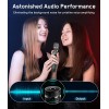 PESKI Wireless Microphones, Wireless Microphone with One-to-One Chip Connection, 40H Rechargeable Battery, 200FT Range, Plug and Play, Ergonomic Design,Less Latency Microphone for Singing, Speech, Party 