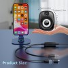 PESKI Computer Speakers for Desktop PC,Desktop Gaming Speakers,Small Computer Speakers USB Powered 3.5mm Aux Speaker for PC,Laptop,Tablet,Monitor,Phone, Black