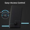 PESKI  60W Computer Speakers for Music and Gaming, Active Bluetooth 5.3, Stereo 2.0 Speakers for Desktop PC or Laptop, 3.5mm Aux RCA Input, USB-Powered, 1 Pair, Black 