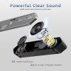 PESKI PC Speaker for Computer, Wired USB Powered Bluetooth Computer Speakers with Stereo Clear Sound, Gaming Speakers Sound Bar for Computer Desktop PC Laptop Monitor, Bluetooth & USB 