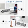PESKI PC Speaker for Computer, Wired USB Powered Bluetooth Computer Speakers with Stereo Clear Sound, Gaming Speakers Sound Bar for Computer Desktop PC Laptop Monitor, Bluetooth & USB 
