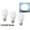 NEEWER 3pcs 60W Equivalent E26 E27 A19 LED Light 12-24V Globe RV/Boat Bulb Daylight