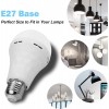 NEEWER 6 Pack Emergency LED Light Bulbs 15W Garage Lamp E27 E26 Daylight White 6500K