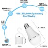 NEEWER 6 Pack Emergency LED Light Bulbs 15W Garage Lamp E27 E26 Daylight White 6500K