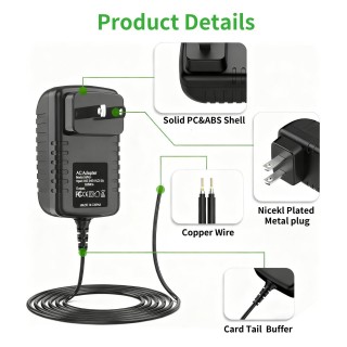 NEEWER  AC Adapter Charger For  Camera,monitor, Power Supply Cord 