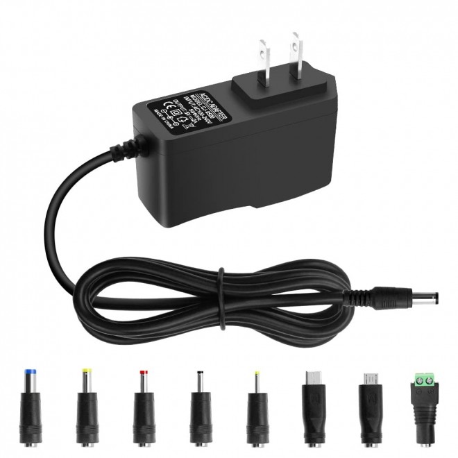 NEEWER AC Adapter Charger  Power Supply C with Multi Port  OUTPUT 5V 2A