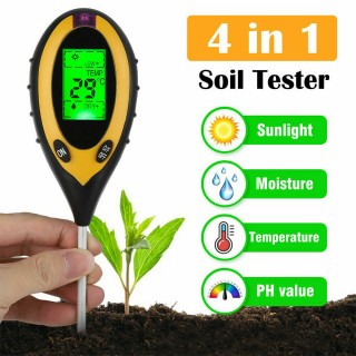 NEEWER 4 in 1 PH Tester Soil Water Moisture Temperature Light Test Meter for Plant