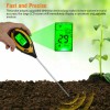 NEEWER 4 in 1 PH Tester Soil Water Moisture Temperature Light Test Meter for Plant
