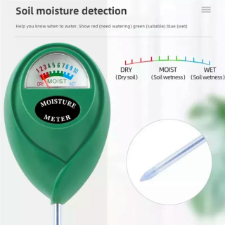NEEWER 3-in-1 Soil pH Meter Moisture, Light, and pH Tester for Garden, Lawn Plant Care